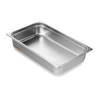 Bac Gastronorme -VEVOR-13,9 L-Récipient Inox pour Bain-marie 0,8 mm d'Épaisseur-Fours à Convection, Réfrigérateurs, Stockage