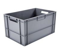 Generique Bac gerbable 600x400x320 mm 60 L gris norme Europe - 5069080
