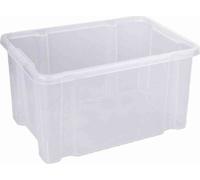 Bac gerbable et emboîtable 27 l transparent 44,5 x 35 x 24 cm