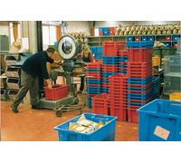 Bac gerbable-emboîtable PP vert L590xl380xH202 mm PP 1,00 PCE