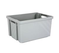 Bac gerbable et emboitable polypropylène coloris bleu 30 litres