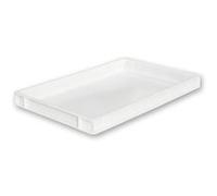 Bac Gerbable Parois et Fond Pleins pour Pate à Pizza 600x400x55 mm