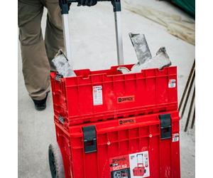 Bac gerbable - Qbrick System - ONE Box 2.0 Plus - 35L - Rouge - Inserts M8