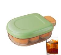 Bac Glacon Bebe Diversification - Bac A Glacons Avec Couvercle Bebe | Bac A Glacon Silicone | Moule A Glacon | Compacte Et Conteneur Pour Réfrigérateur, Cuisine, Café, Boissons Et Whisky