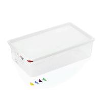 Bac GN 1/1 en Polypropylène 21 L H 150 mm Lot de 6 - WAS Germany