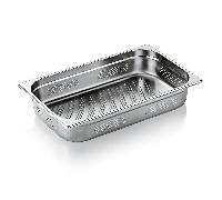 Bac GN 1/1 Inox Perforé 13 L H 100 mm - WAS Germany