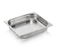 Bac GN 1/3 ECO en Acier Chrome 2,5 L H 65 mm Lot de 6 - WAS Germany