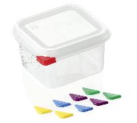 Bac GN 1/6 en Polypropylène 1,7 L H 100 mm Lot de 6 - WAS Germany