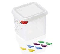 Bac GN 1/6 en Polypropylène 2,6 L H 150 mm Lot de 6 - WAS Germany