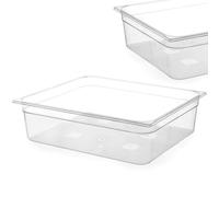 Bac GN 2/1 en polycarbonate semi-transparent hauteur 200 mm - Hendi 861196