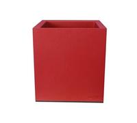 Bac à fleurs RIVIERA Granit - 39,5x39,5x44,5 cm - 38 L - Rouge
