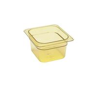 Bac haute température GN 1/6 - 3 profondeurs - - Plastique sans BPA100 mm100 cl