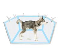 Bac hygiénique pour chiens - Parois hauts imperméables pour animaux de compagnie, salle de bain pour animaux de compagnie avec plateau hygiénique - Pour chiens chiots maison extérieure voyage