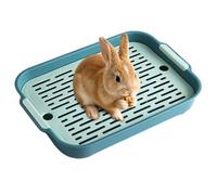 Bac hygiénique pour petits mammifères - Toilette réutilisable pour petits animaux de compagnie, pour lapins nains, furets, écureuils, chinchillas, hamsters et hérissons