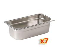 Bac Inox GN 1/4 - - Lot de 7 Vogue