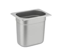 Bac Inox GN 1/9 Hauteur 150 mm - 10,8 x 17,6 cm - Grande Capacité - Bac Gastronorme Professionnel