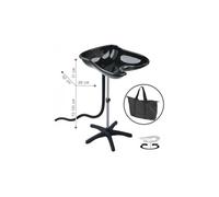 Bac Lave Tête Portable Compact Noir
