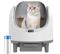 Bac Litiere pour Chat, Litiere Chat Autonettoyante XXL, Fonction Anti Odeur, Fonctionne Silencieusement, À Aire Ouverte, Robot Litière Automatique, Self Cleaning Cat Litter Box für Voyage