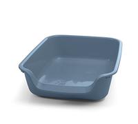 Savic Bac à litière Junior Ouvert Bleu 56x39x13 cm – Entrée basse, idéal chatons et chats âgés