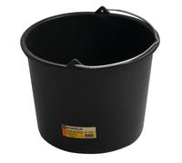 Seau de maçon 20 l polyéthylène noir MONDELIN