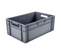 Bac gerbable - 600x400x240 mm 47L gris norme Europe - 5067086