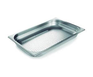 Bac perforé 1/1 inox Lacor Argenté 10,0 cm