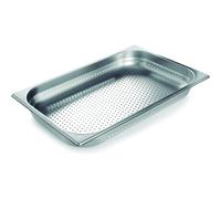 Bac perforé 1/1 inox Lacor Argenté 4,0 cm