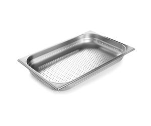 Bac perforé 2/1 inox Lacor Argenté 10,0 cm