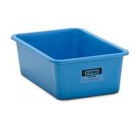 Bac PFV bleu 100 litres - Résistant aux huiles, fioul, gasoil, produits chimiques - CEMO - 7567