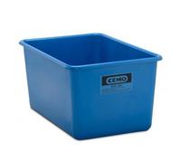 Bac PFV bleu 400 litres - Résistant aux huiles, fioul, gasoil, produits chimiques - CEMO - 7571