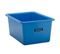 Bac PFV bleu 550 litres - Résistant aux huiles, fioul, gasoil, produits chimiques - CEMO - 7995