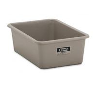 Bac PFV gris 100 litres - Résistant aux huiles, fioul, gasoil, produits chimiques - CEMO - 7165