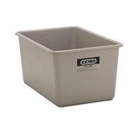 Bac PFV gris 400 litres - Résistant aux huiles, fioul, gasoil, produits chimiques - CEMO - 1162