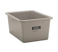 Bac PFV gris 550 litres - Résistant aux huiles, fioul, gasoil, produits chimiques - CEMO - 1163