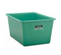 Bac PFV vert 1 100 litres - Résistant aux huiles, fioul, gasoil, produits chimiques - CEMO - 1150