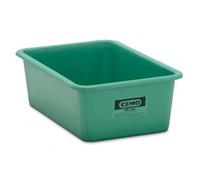 Bac PFV vert 100 litres - Résistant aux huiles, fioul, gasoil, produits chimiques - CEMO