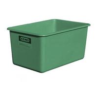 Bac PFV vert 200 litres bas - Résistant aux huiles, fioul, gasoil, produits chimiques - CEMO - 1143