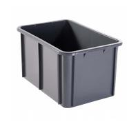 Bac Plastique Alimentaire 600x400x315 55 L gris