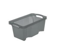 Bac plastique de rangement - KEEEPER - Transparent - 24L - Empilable - Dimensions 230x430x350 mm