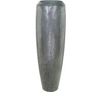 Bac Plastique Et Particules De Métal Ø 31 Cm H 100 Cm Ext. Colonne Aluminium Brut