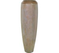 Bac Plastique Et Particules De Métal Ø 31 Cm H 100 Cm Ext. Colonne Vert-De-Gris Brut