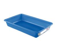 Bac plat bleu 3 litres traité antibactérien HACCP