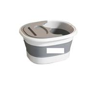 Bac pliable pour bain de pieds, Seau de trempage pliable for pieds gris 30 * 40cm