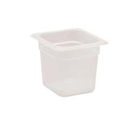 Bac polypropylène GN 1/6 - 2 profondeurs - - Polypropylène150 mm150 cl