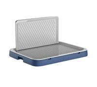 Bac pour Alèse d'apprentissage De La Propreté | Fabriqué En Plastique, Doté D'une Paroi Arrière Bloquant Les Éclaboussures Et Compatible Avec Les Alèses Standard(Blue,65cm)