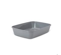 Bac pour chat - E0232 - 50 cm - Sans rebord - Couleur gris - Petit animal