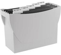 Bac Pour Dossiers Suspendus Swing - Bac Pratique Pour Dossiers Et Classeurs, Avec Organiseur Pour Stylos Et Marqueurs, Gris Clair