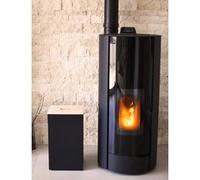 Bac pour granulés de bois, 36 litres, noir