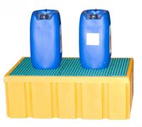 Bac pour paillasse avec caillebotis amovible - Contenance au choix