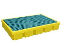 Bac pour paillasse avec caillebotis amovible - Contenance au choix